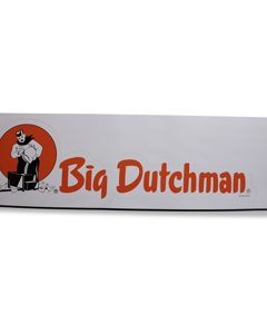 Aufkleber: Big Dutchman  400 x 128mm (für GFK)